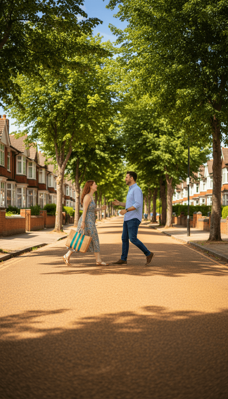 A client and companion enjoying a shopping outing together on a Gateshead street